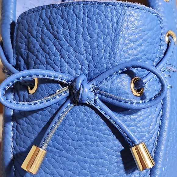 Talbots Jessie Biscayne Blue Driving Moccasin Loafer Size 8 - Picture 8 of 10